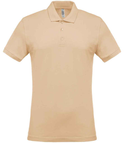 Kariban Short Sleeve Piqué Polo Shirt - Light Sand