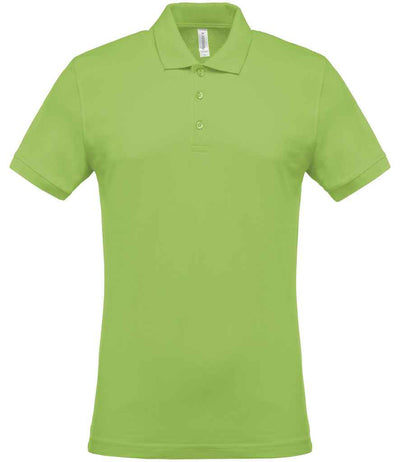 Kariban Short Sleeve Piqué Polo Shirt - Lime Green