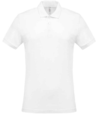 Kariban Short Sleeve Piqué Polo Shirt - White