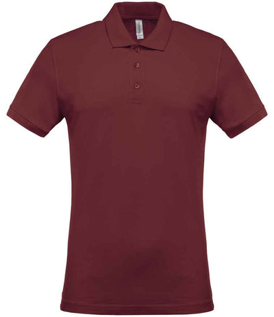 Kariban Short Sleeve Piqué Polo Shirt - Wine