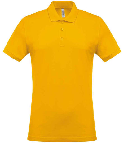 Kariban Short Sleeve Piqué Polo Shirt - Yellow