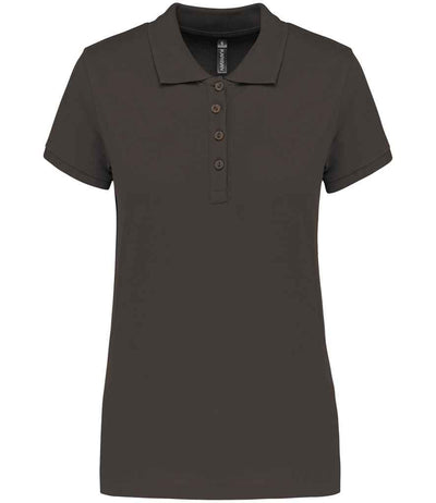 Kariban Ladies Short Sleeve Piqué Polo Shirt - Dark Grey