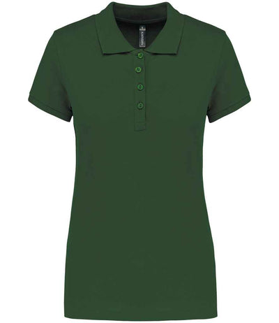 Kariban Ladies Short Sleeve Piqué Polo Shirt - Forest Green
