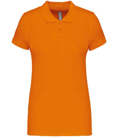 Kariban Ladies Short Sleeve Piqué Polo Shirt - Orange
