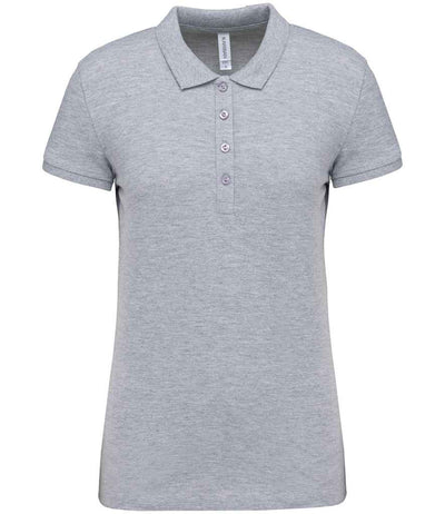 Kariban Ladies Short Sleeve Piqué Polo Shirt - Oxford Grey
