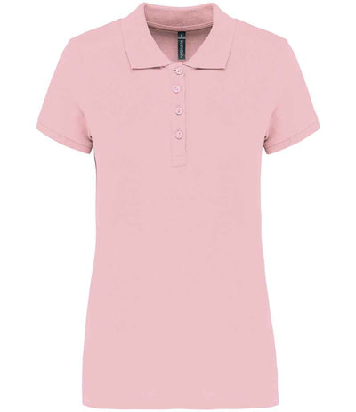 Kariban Ladies Short Sleeve Piqué Polo Shirt - Pale Pink