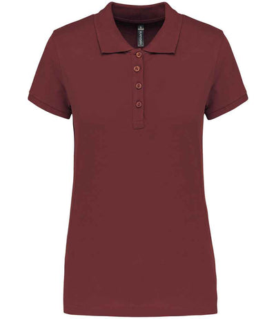 Kariban Ladies Short Sleeve Piqué Polo Shirt - Wine