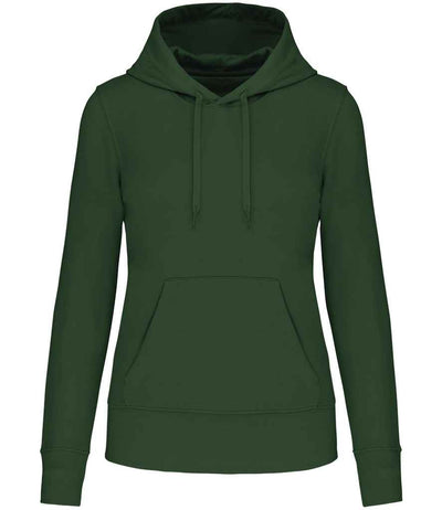 Kariban Ladies Hooded Sweatshirt - Forest Green