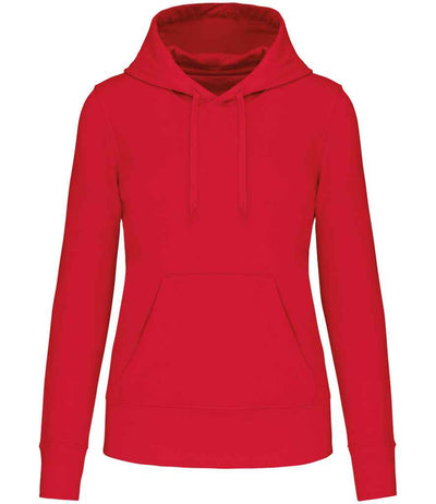 Kariban Ladies Hooded Sweatshirt - Red