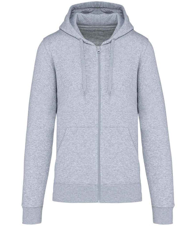 Kariban Full Zip Hoodie - Oxford Grey