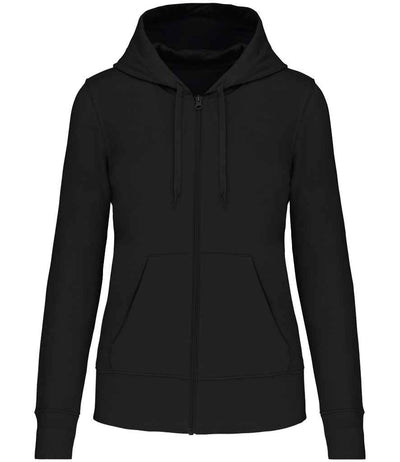 Kariban Ladies Full Zip Hoodie - Black