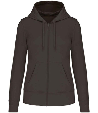 Kariban Ladies Full Zip Hoodie - Dark Grey