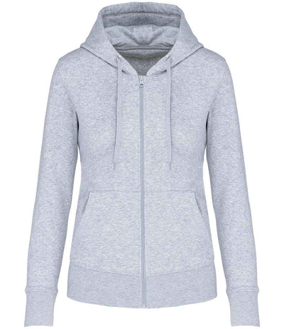 Kariban Ladies Full Zip Hoodie - Oxford Grey
