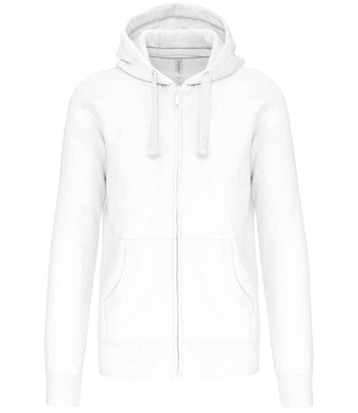 Kariban Full Zip Hooded Sweatshirt - White