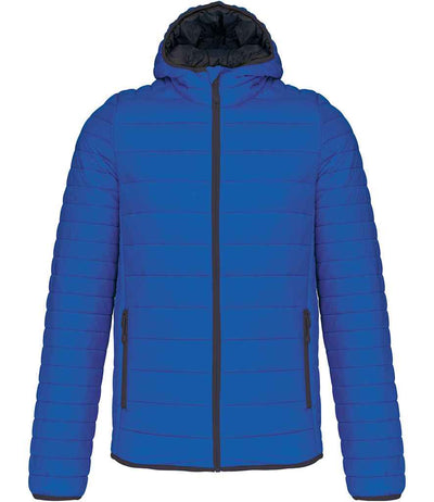 Kariban Lightweight Hooded Padded Jacket - Light Royal Blue