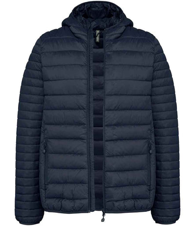 Kariban Lightweight Hooded Padded Jacket - Navy