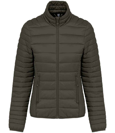 Kariban Ladies Lightweight Padded Jacket - Dark Khaki