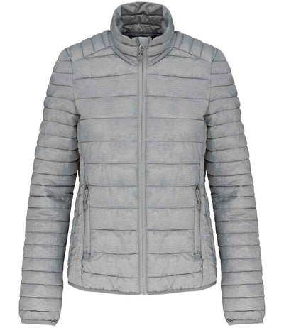 Kariban Ladies Lightweight Padded Jacket - Marl Silver