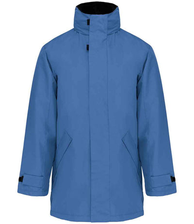 Kariban Parka Jacket - Light Royal Blue/Black