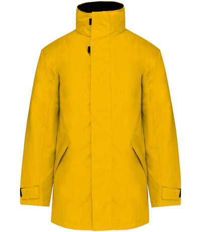 Kariban Parka Jacket - Yellow/Dark Grey