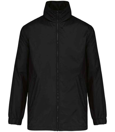 Kariban Lined Windbreaker Jacket - Black