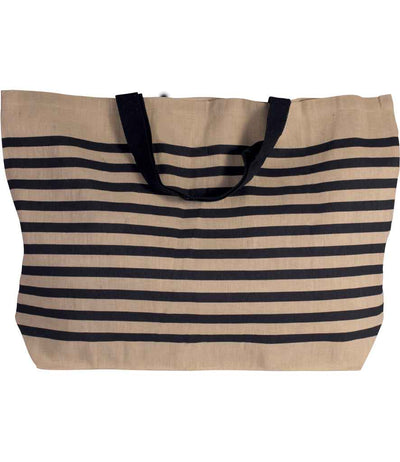 Kimood Large Juco Bag - Natural/Navy