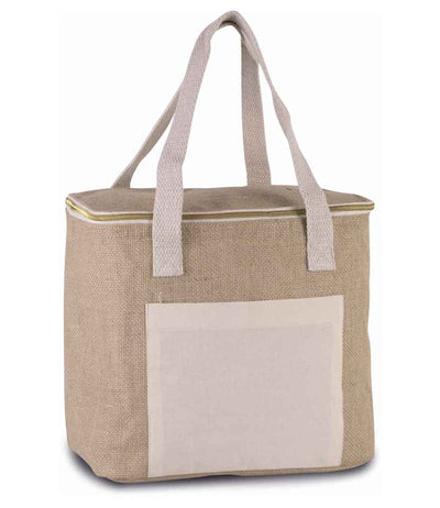 Kimood Medium Jute Cool Bag - Natural