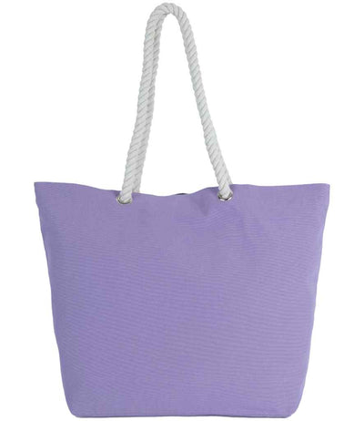 Kimood Marine Style Tote Bag - Washed Light Purple