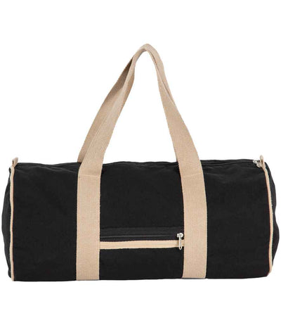 Kimood Recycled Duffle Bag - Black Night/Hemp