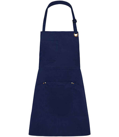 Le Chef Utility Bib Apron - Navy
