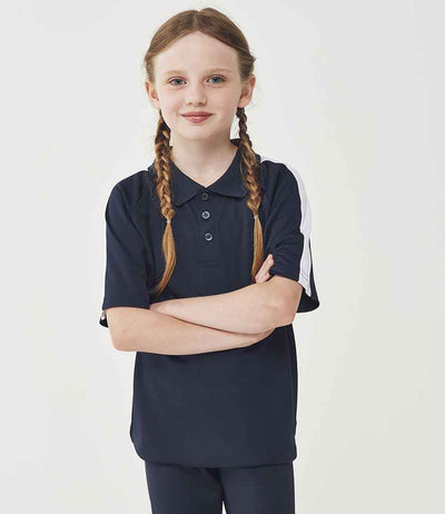 Finden + Hales Kids Team Polo Shirt - Navy/White