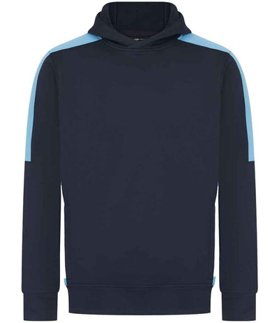 Finden + Hales Unisex Team Hoodie - Navy/Sky blue