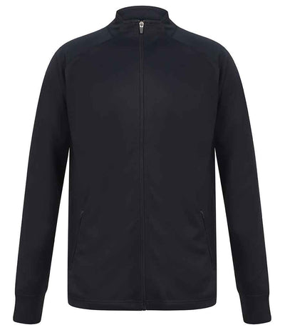 Finden + Hales Knitted Tracksuit Top - Navy/Navy
