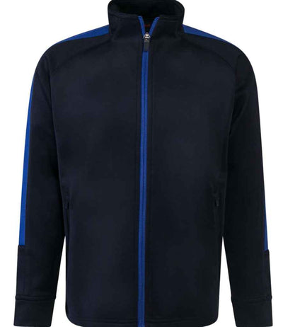 Finden + Hales Kids Knitted Tracksuit Top - Navy/Royal Blue