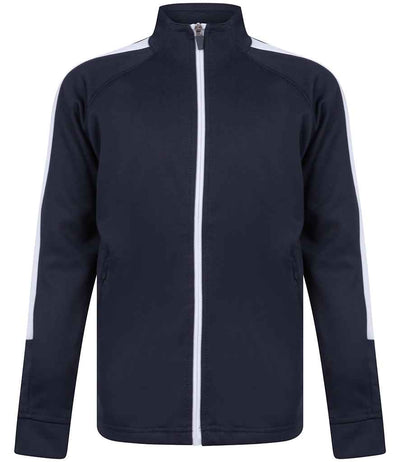 Finden + Hales Kids Knitted Tracksuit Top - Navy/White
