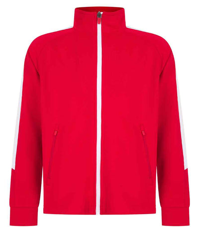 Finden + Hales Kids Knitted Tracksuit Top - Red/White