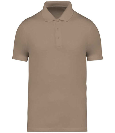 Native Spirit Jersey Polo Shirt - Wet Sand
