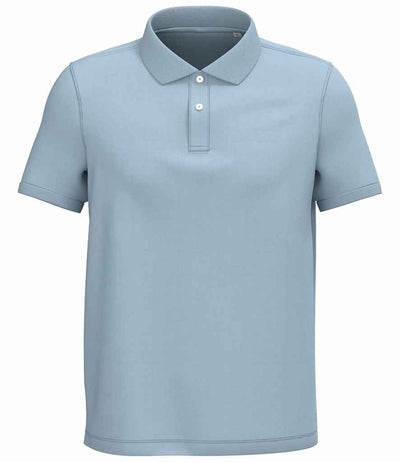 Native Spirit Piqué Polo Shirt - Aquamarine