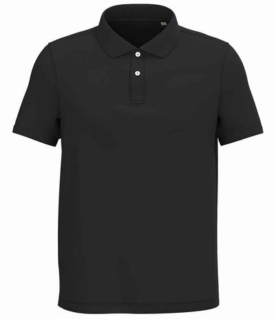 Native Spirit Piqué Polo Shirt - Black
