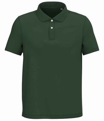 Native Spirit Piqué Polo Shirt - Forest Green