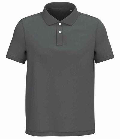 Native Spirit Piqué Polo Shirt - Iron Grey