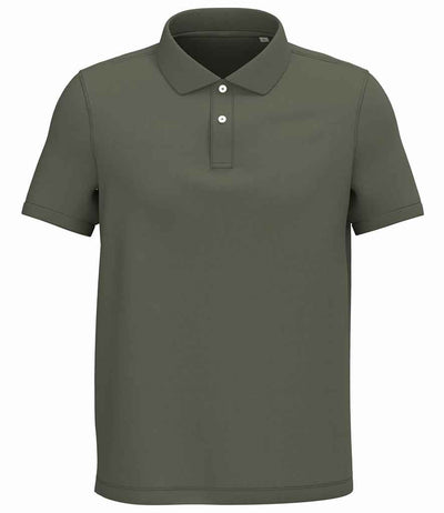 Native Spirit Piqué Polo Shirt - Organic Khaki