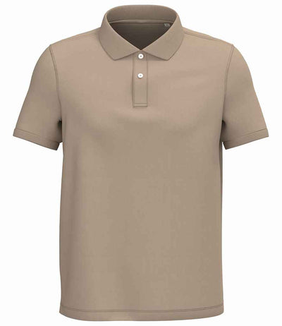 Native Spirit Piqué Polo Shirt - Wet Sand
