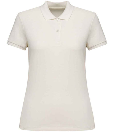 Native Spirit Ladies Piqué Polo Shirt - Ivory