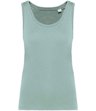 Native Spirit Ladies Tank Top - Jade Green