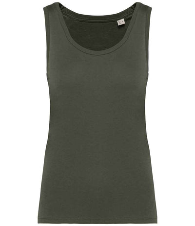 Native Spirit Ladies Tank Top - Organic Khaki
