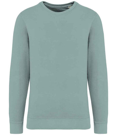 Native Spirit Unisex Terry 280 Sweatshirt - Washed Jade Green