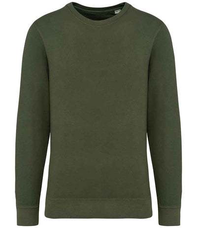 Native Spirit Unisex Terry 280 Sweatshirt - Washed Organic Khaki