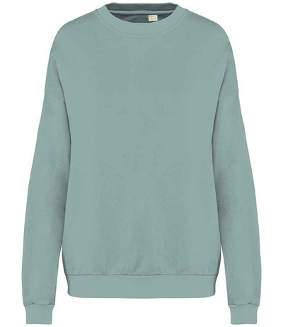 Native Spirit Unisex Terry 280 Oversized Sweatshirt - Washed Jade Green