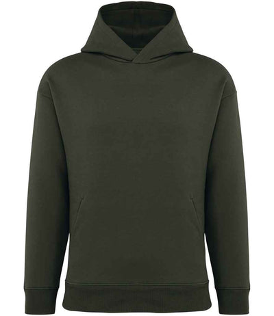Native Spirit Unisex Oversized Hooded Sweatshirt - Organic Khaki